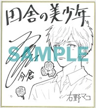 赤羽根健治のサイン入り色紙。