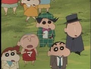 TVアニメ「クレヨンしんちゃん」より「カスカベ少年探偵社だゾ」の場面カット。