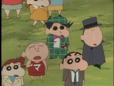 TVアニメ「クレヨンしんちゃん」より「カスカベ少年探偵社だゾ」の場面カット。