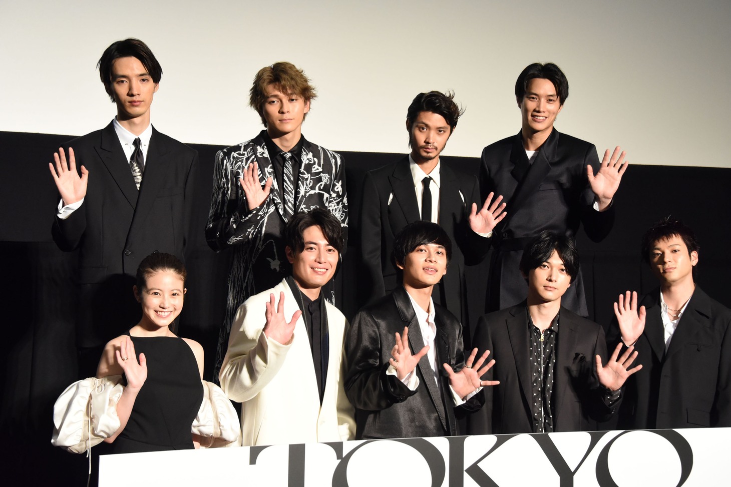 「東京リベンジャーズ」公開記念舞台挨拶の様子。