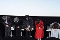 「シン・エヴァンゲリオン劇場版」舞台挨拶の様子。