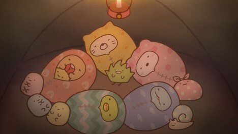 「映画 すみっコぐらし 青い月夜のまほうのコ」特報より。