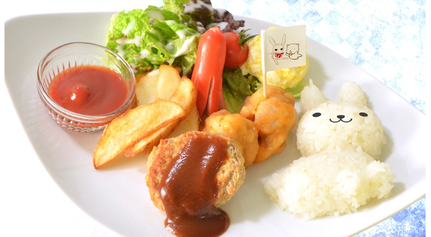 「満月をさがして」より「ねぎラーメン!!のお子様ランチ」。