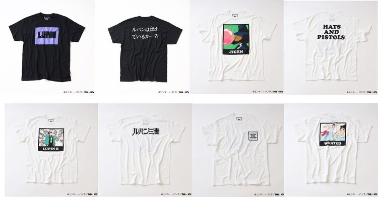 ルパン三世 Journal Standard タイトルロゴや名シーンをtシャツにデザイン コミックナタリー