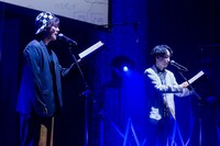 「SK∞ エスケーエイト 愛の仮面舞踏会（マスカレード）」生アフレコの様子。