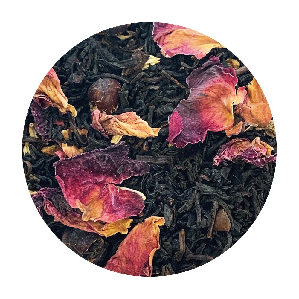 神戸大助をイメージした茶葉。