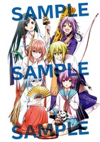 「甘神さんちの縁結び」と「てんぷる」のコラボイラスト。