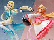 「アリス チャイナドレスver. 1/7スケールフィギュア」(左)と、販売が終了している「アスナ チャイナドレスver. 1/7スケールフィギュア」(右)。