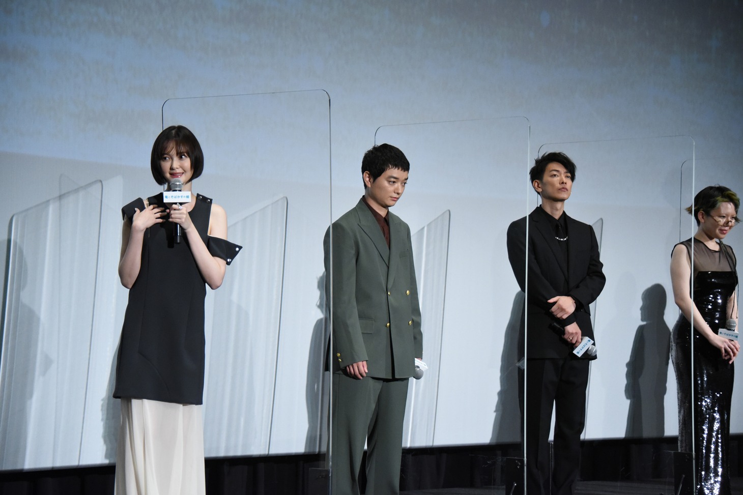 「竜とそばかすの姫」の初日舞台挨拶より。