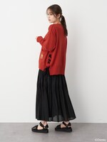 「サイドレースアップカーディガン」着用イメージ