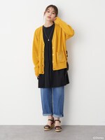 「サイドレースアップカーディガン」着用イメージ