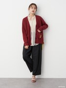 「サイドレースアップカーディガン」着用イメージ