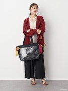 「サイドレースアップカーディガン」着用イメージ