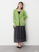 「サイドレースアップカーディガン」着用イメージ