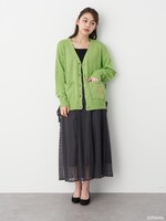 「サイドレースアップカーディガン」着用イメージ