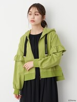 「フリルスリーブパーカー」着用イメージ