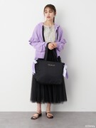 「フリルスリーブパーカー」着用イメージ