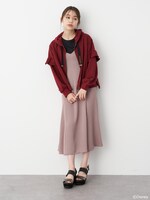 「フリルスリーブパーカー」着用イメージ