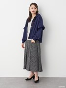 「フリルスリーブパーカー」着用イメージ