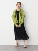 「フリルスリーブパーカー」着用イメージ