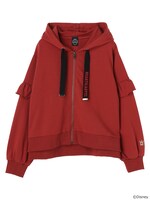 「フリルスリーブパーカー」