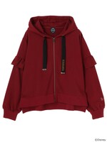 「フリルスリーブパーカー」