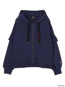 「フリルスリーブパーカー」