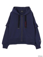 「フリルスリーブパーカー」