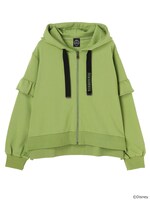 「フリルスリーブパーカー」