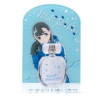 「宇宙よりも遠い場所 オードパルファム 白石結月」と「アクリル香水スタンド」。