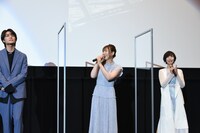 「劇場編集版 かくしごと ―ひめごとはなんですか―」舞台挨拶の様子。