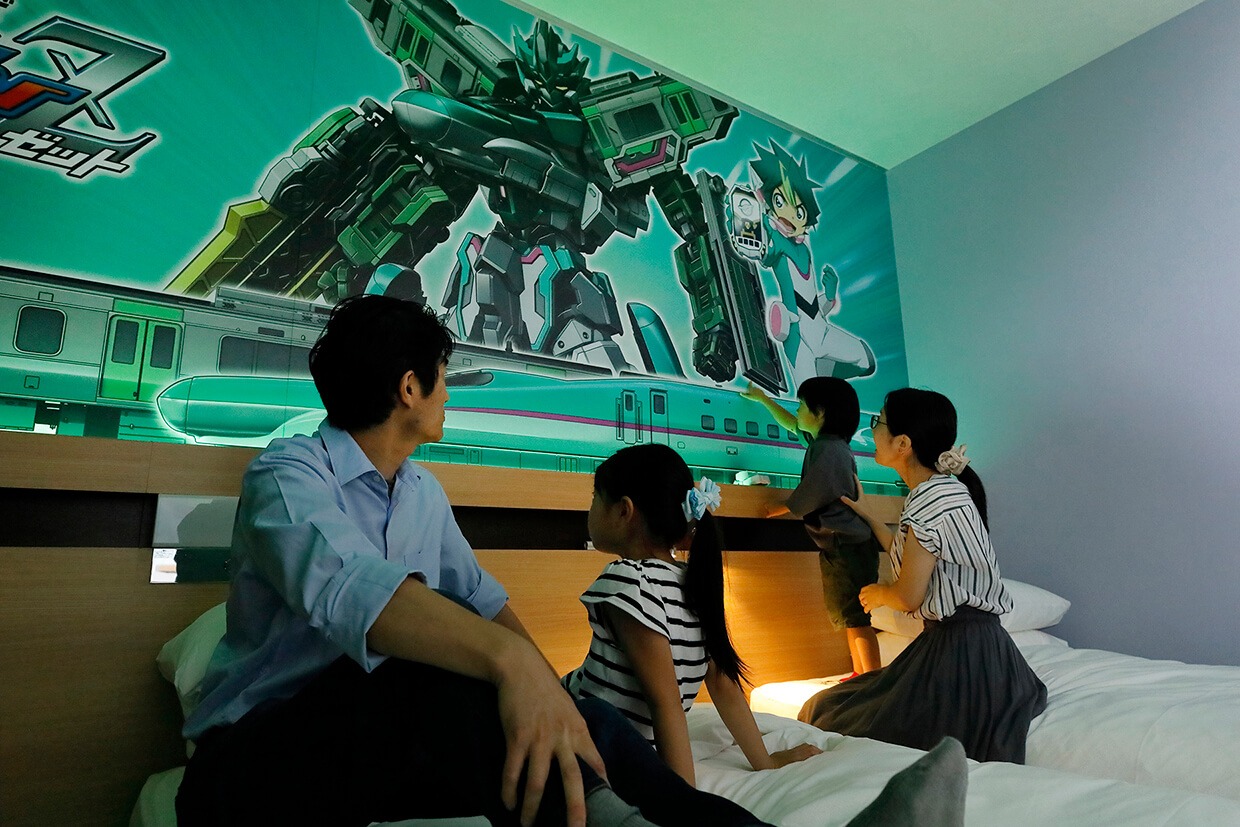 「シンカリオンZ E5ヤマノテ」ルームのイメージ。