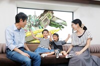 ガラス窓の装飾イメージ。