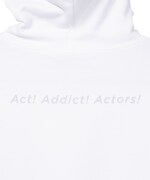 「A3! × ZOZOTOWN Flower icon hoodie」のバックプリント。