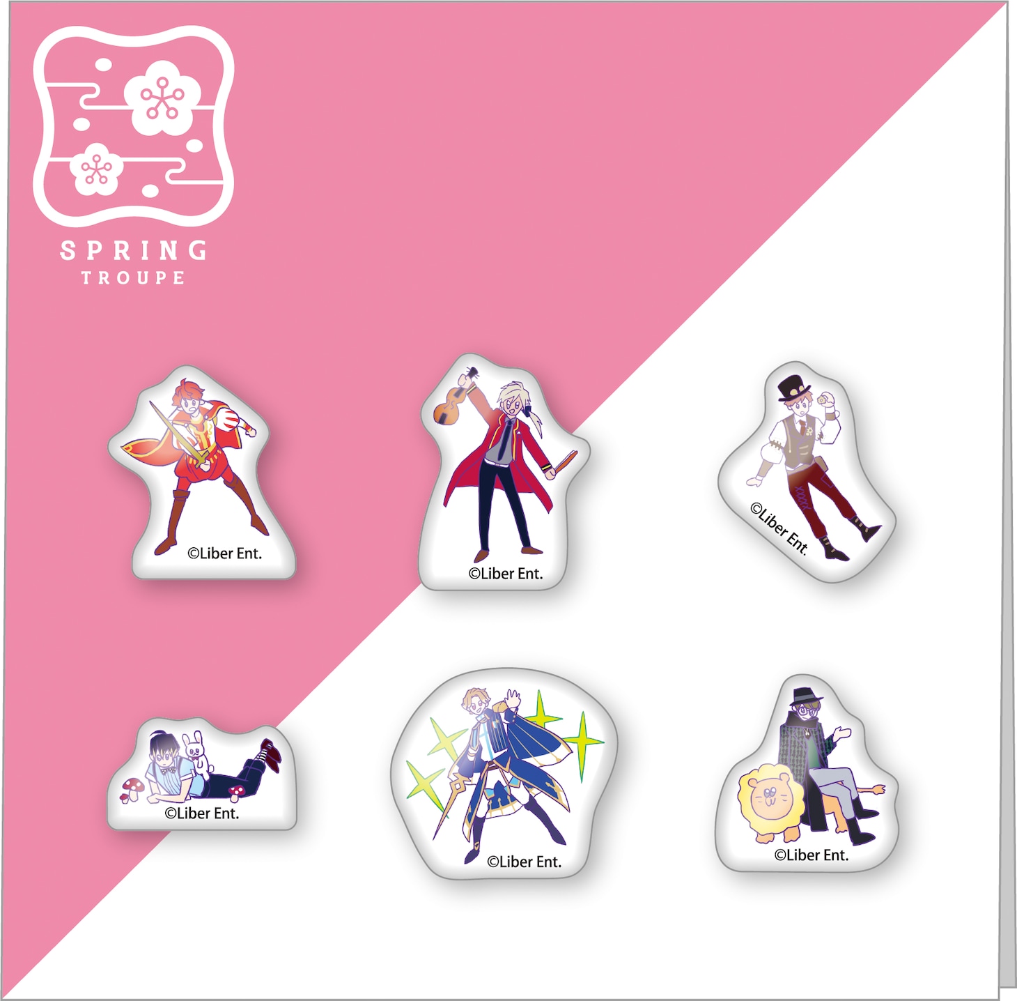 「A3! × ZOZOTOWN 限定オリジナルピンズセット 春組」