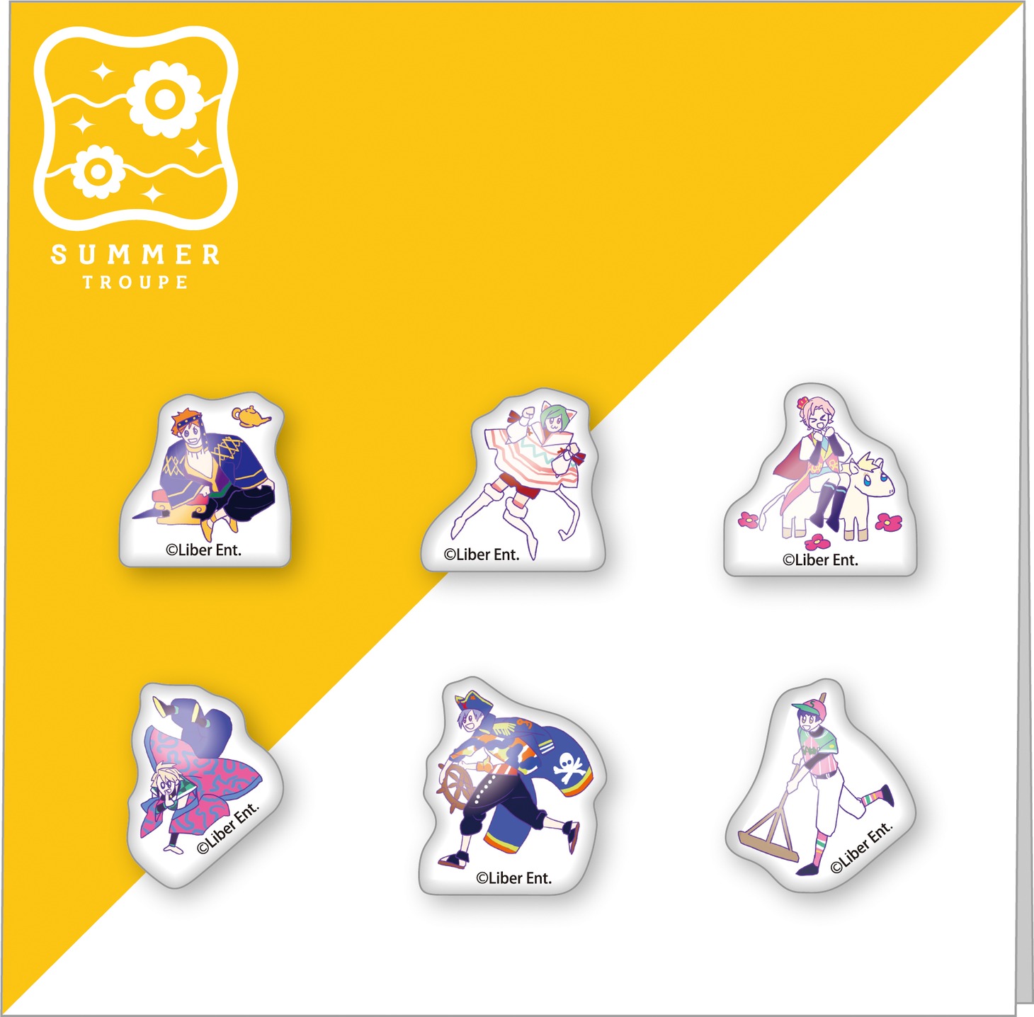 「A3! × ZOZOTOWN 限定オリジナルピンズセット 夏組」