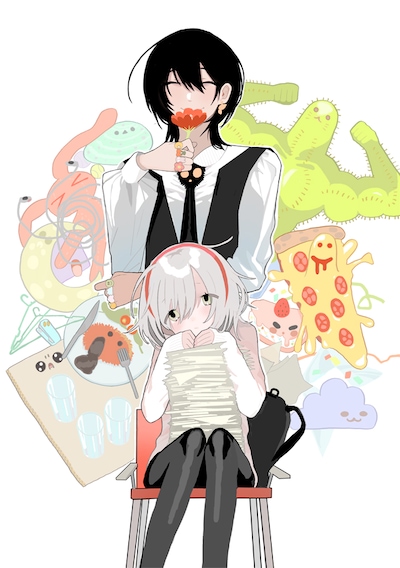 「偽物協会」第1話扉イラスト