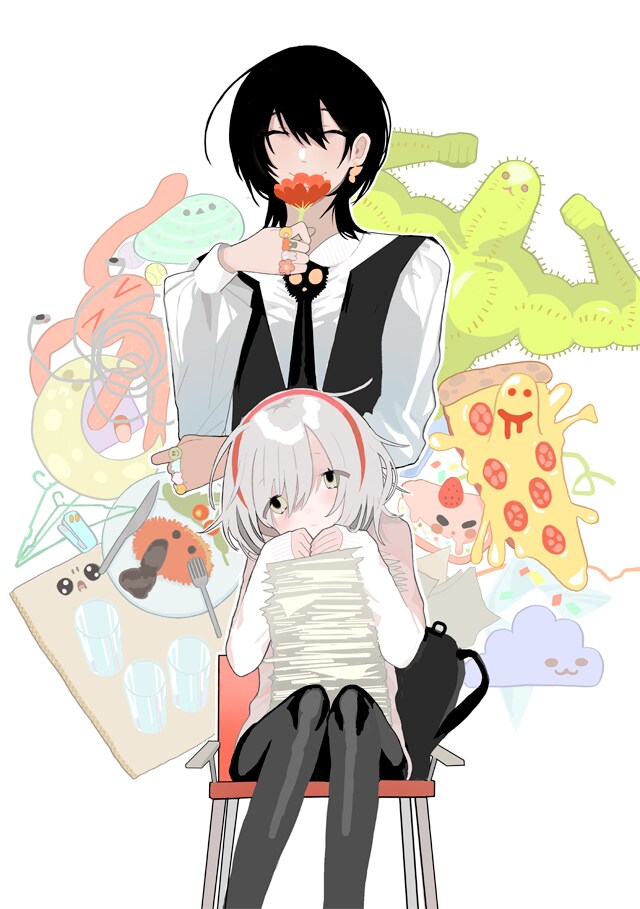 「偽物協会」第1話扉イラスト