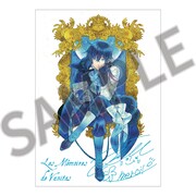 「ヴァニタスのカルテ」望月淳箔押しサイン入りイラストカード“蒼月の夜”。