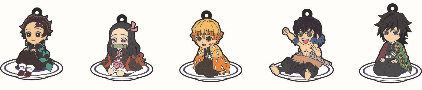 「ビッくらポン」景品のラバーアクセサリー。