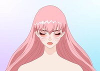 中村佳穂が演じるベルのアーティスト写真。