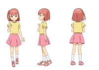 こころ（CV：小倉唯）の設定画。