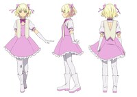 魔法少女（CV：上坂すみれ）の設定画。