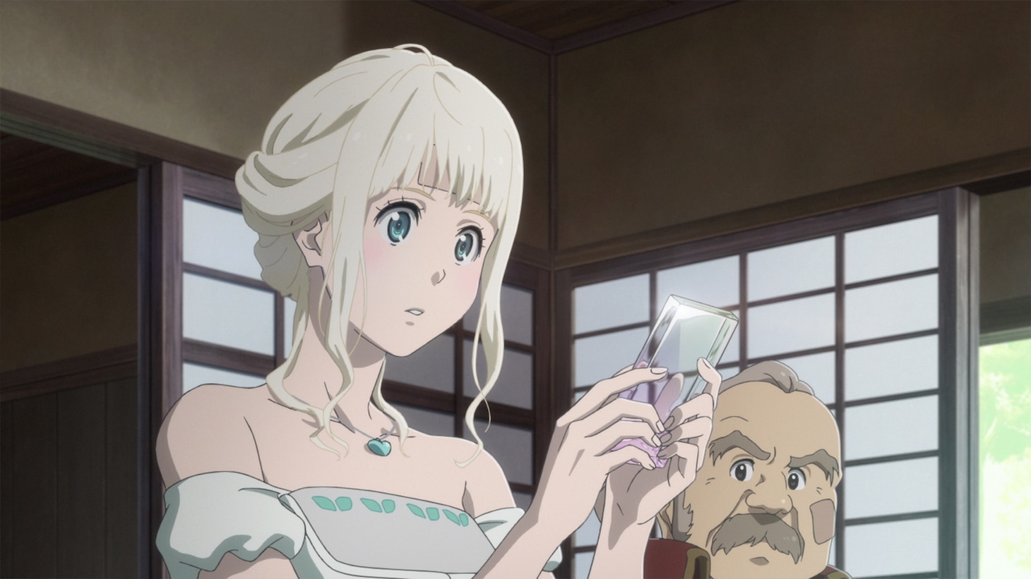 オリジナルアニメ「海賊王女」第2弾PVの場面カット。