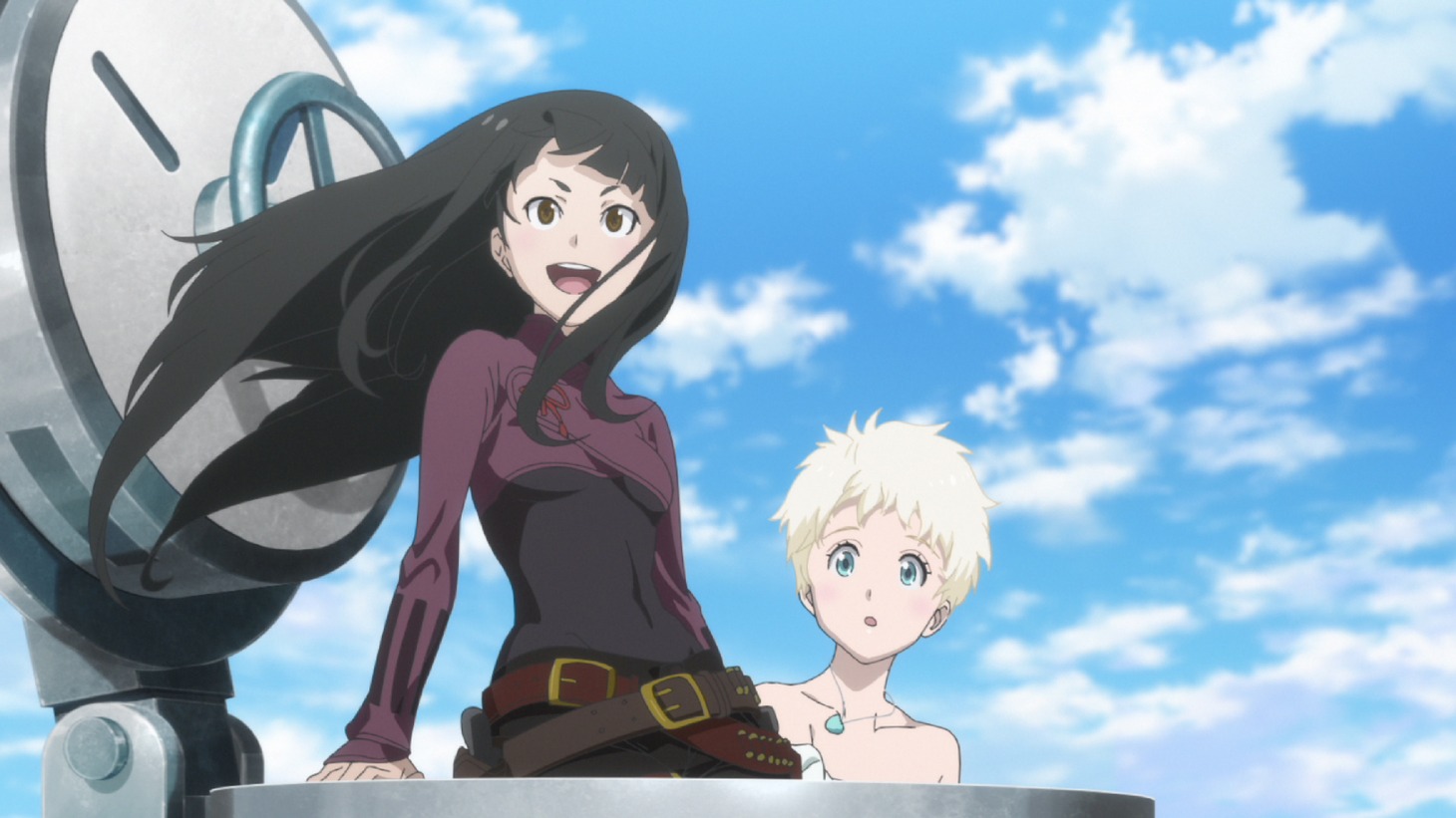 オリジナルアニメ「海賊王女」第2弾PVの場面カット。