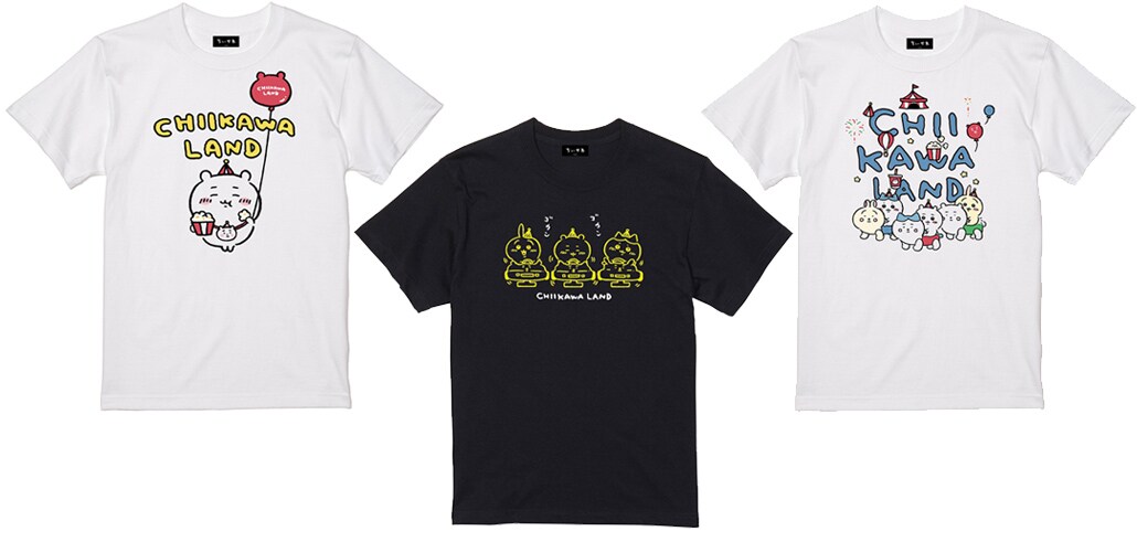 ちいかわらんど Tシャツ ゴーカート うさぎ ちいかわらんど Tシャツ うさぎ ゴーカート ホワイト | ちいかわ