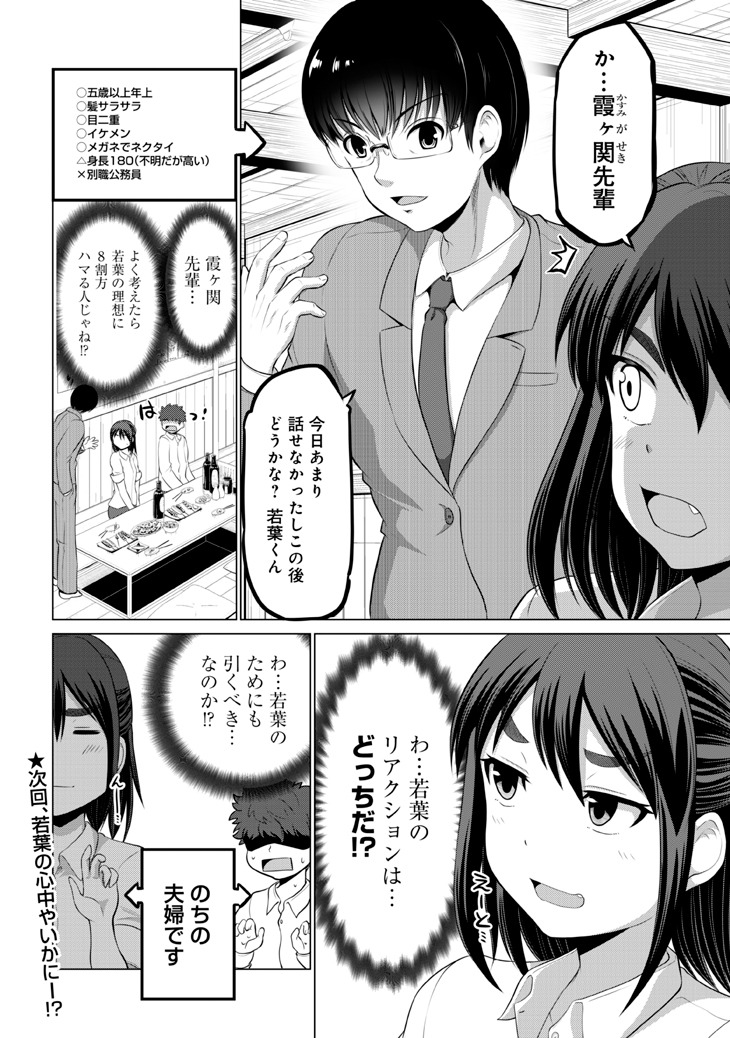 「すれ違いは夫婦の始まり」1巻より。
