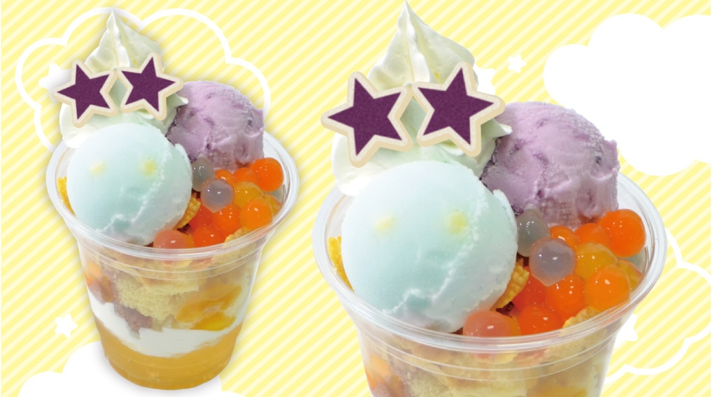「バ…ジョキンダーとバイキンダーの除菌シャボンとコバイキンパフェ」
