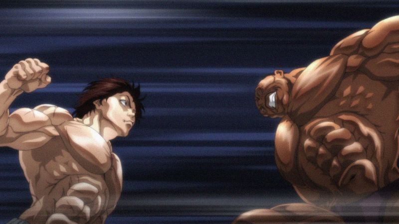 アニメ「範馬刃牙」より。