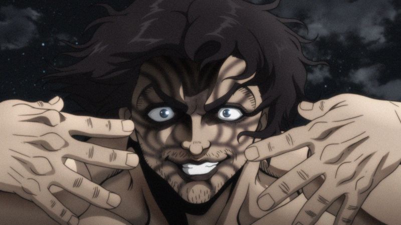 アニメ「範馬刃牙」より。